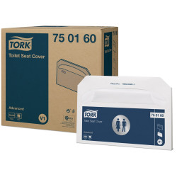 Toalettülőke takaró papír 250 lap/csomag  Advanced V1 Tork_750160 fehér Higiéniai kiegészítő Tork