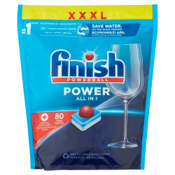 Mosogatógép tabletta 80 db/doboz Finish All in Max Regular Gépi mosogatás Finish