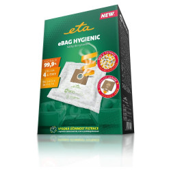Porzsák textil 5 db/doboz ETA eBAG HYGIENIC 9600 68010 Porszívó alkatrészek Egyéb