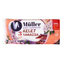 Papírzsebkendő 3 rétegű 100 db/csomag Kelet Varázsa Iroda üzemeltetés, munkavédelem Müller
