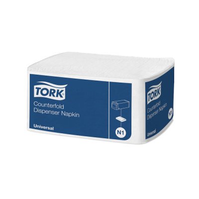 Szalvéta adagolóba 300 lap/csomag 24 csomag/karton N1 Counterfold Tork_10935 fehér