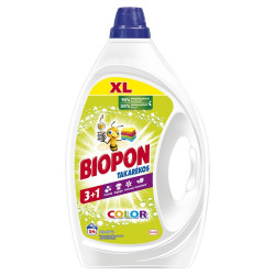 Mosógél 2,43 liter (54 mosás) színes ruhákhoz Biopon Takarékos Color Iroda üzemeltetés, munkavédelem Biopon
