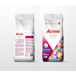 Mosópor 10 kg (130 mosás) zsákos színes ruhákhoz Active Color Iroda üzemeltetés, munkavédelem Egyéb