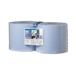 Ipari törlő 2 rétegű tekercses nagyteljesítményű kombi 255 m/tek 2 tek/karton W1/W2 Advanced Tork_130052 kék Iroda üzemeltetés, munkavédelem Tork