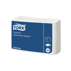 Szalvéta adagolóba 300 szál/csomag 36 csomag/karton N2 Counterfold Tork_10933 fehér Iroda üzemeltetés, munkavédelem Tork