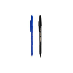 Golyóstoll 0,7mm, kupakos, fekete B1000 Zebra, írásszín fekete Golyóstoll Zebra