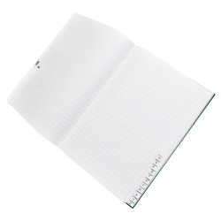 Beírókönyv A5, 96lap, keményfedeles egyszínű Lipa Mill vonalas