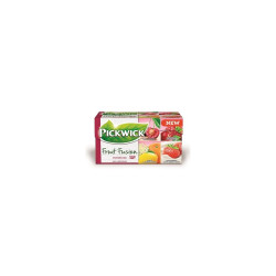 Gyümölcstea 20x2 g PickwickVariációk I PIROS meggy, vörösáfonya és málna, citrus és bodzavirág, eper tejszín ízzel Gyümölcs tea Pickwick
