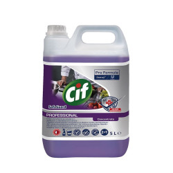 Kombinált kézi általános tisztító- fertőtlenítőszer 5 liter 2in1 Cif Pro Formula Safeguard Concentrate Iroda üzemeltetés, munkavédelem Diversey