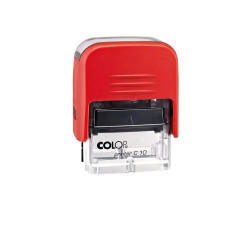 Bélyegző C10 Printer Colop átlátszó piros ház/fekete párna Bélyegző és kelléke Colop