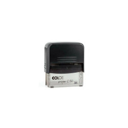 Bélyegző C50 Printer Colop átlátszó fekete ház/fekete párna Bélyegző és kelléke Colop