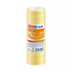 Ragasztószalag 15mmx33m irodai Tesa 10 db/csomag, átlátszó Javítás, ragasztás, csomagolás Tesa