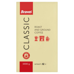 Kávé őrölt, 1000g, Bravos Classic