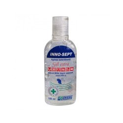 Kéz- és bőrfertőtlenítő gél kupakkal 100 ml INNO SEPT GÉL EXTRA Iroda üzemeltetés, munkavédelem Innoveng
