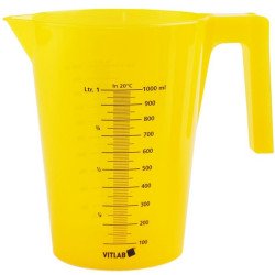 Mérőedény műanyag mércés 500 ml skálázott sárga Egyéb termékek Egyéb