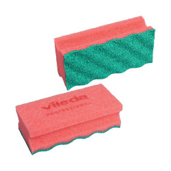 Mosogatószivacs 10 db/csomag Vileda Pur Active piros_123112 Iroda üzemeltetés, munkavédelem Vileda Professional