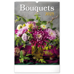 Falinaptár képes  330×460mm Bouquets  Realsystem 2026. Falinaptár Realsystem