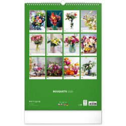 Falinaptár képes  330×460mm Bouquets  Realsystem 2027.