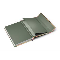 Határidőnapló mágnessel záródó, krémszínű lapokkal Alphonse Mucha 110×160 mm, Presco