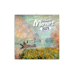Falinaptár képes lemeznaptár 300x300mm, Claude Monet Realsystem 2026. Falinaptár Realsystem