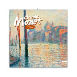 Falinaptár képes lemeznaptár 300x300mm, Claude Monet Realsystem 2026.