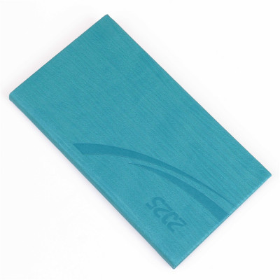 Zsebnaptár fekvő Fashion, fehér lapokkal türkiz Realsystem 2026.