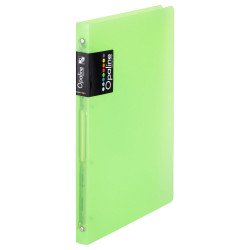 Gyűrűskönyv A4, 4 gyűrűs 2cm gerinc PP, Karton P+P Opaline zöld Gyűrűskönyv Karton