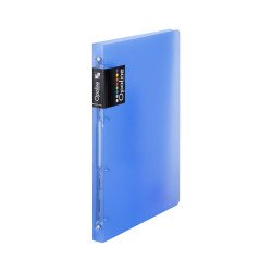 Gyűrűskönyv A4, 4 gyűrűs 2cm gerinc PP, Karton P+P Opaline kék Gyűrűskönyv Karton