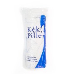 Vattakorong 100 db/csomag 100% pamut DUO varrott szélű Kék Pille Higiéniai kiegészítő Kék Pille