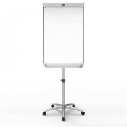 Flipchart tábla mobil 70x100cm, mágneses alukeretes görgős gurítható Evo Flipchart tábla EVO