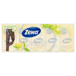 Papírzsebkendő 3 rétegű 10 x 10 db/csomag Zewa Deluxe Spirit of Tea Iroda üzemeltetés, munkavédelem Zewa