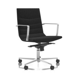 Forgószék 7650 SHINY multi fekete textilbőr Forgószék Antares