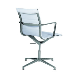 Forgószék 9040 SOPHIA bőr valódi fehér Forgószék Antares