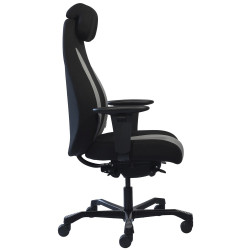 Forgószék AIAX 24 fekete/szürke