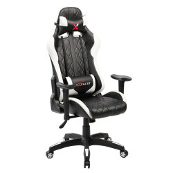 Forgószék , gamer MONTE-CARLO fekete/fehér