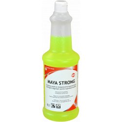 Padló- és felülettisztító koncentrátum erős zsíroldó hatással 1 liter Maya Strong Ablaktisztítók Delta Clean