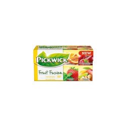 Fekete tea 20x1,5 g Pickwick Variációk SÁRGA narancs, megy-málna és vörösáfonya, fodormenta és eper, zöldcitrom-gyömbér Fekete teák Pickwick
