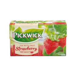 Fekete tea 20x1,5 g Pickwick, eper Fekete teák Pickwick