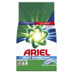 Mosópor 1,98 kg (36 mosás) fehér ruhákhoz Ariel Mountain Spring Iroda üzemeltetés, munkavédelem Ariel