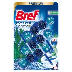 WC illatosító golyós 3 x 50 g Color Aktiv Bref Eucalyptus Iroda üzemeltetés, munkavédelem Bref