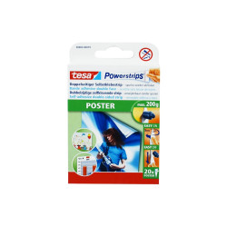 Ragasztócsík kétoldalas, Powerstrips poszterhez Tesa Javítás, ragasztás, csomagolás Tesa