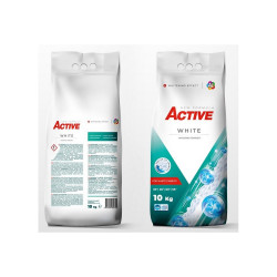 Mosópor 10 kg (130 mosás) zsákos fehér ruhákhoz Active White Iroda üzemeltetés, munkavédelem Egyéb