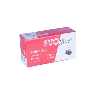 Binderkapocs 19mm, 12 db/doboz, Evo Binderkapocs 19mm, 12 db/doboz, Evo