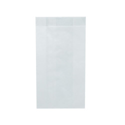 Papírtasak ablak nélküli 0,5 kg-os 120+45x220mm fehér Csomagolópapír Csom 2001