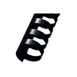 Spirál műanyag, 45mm, 50 db/doboz, Fornax fekete Irodatechnika, kellékei Fornax