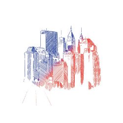 Tintaceruza Connect piros-kék permanent (zöld testtel)