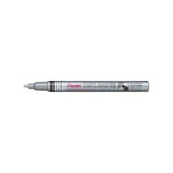 Lakkmarker 1,5mm, kerek Pentel ezüst Író- irodaszer, papíráru Pentel