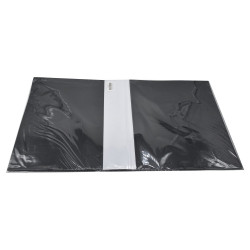 Iratvédő mappa A4, 60 tasakos fekete Iratvédo mappa Icarus