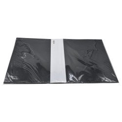 Iratvédő mappa A4, 60 tasakos fekete Iratvédo mappa Icarus