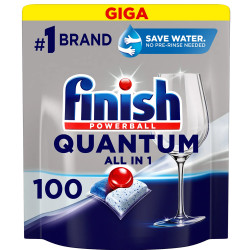 Mosogatógép tabletta 100 db/doboz Finish Quantum Lemon Gépi mosogatás Finish